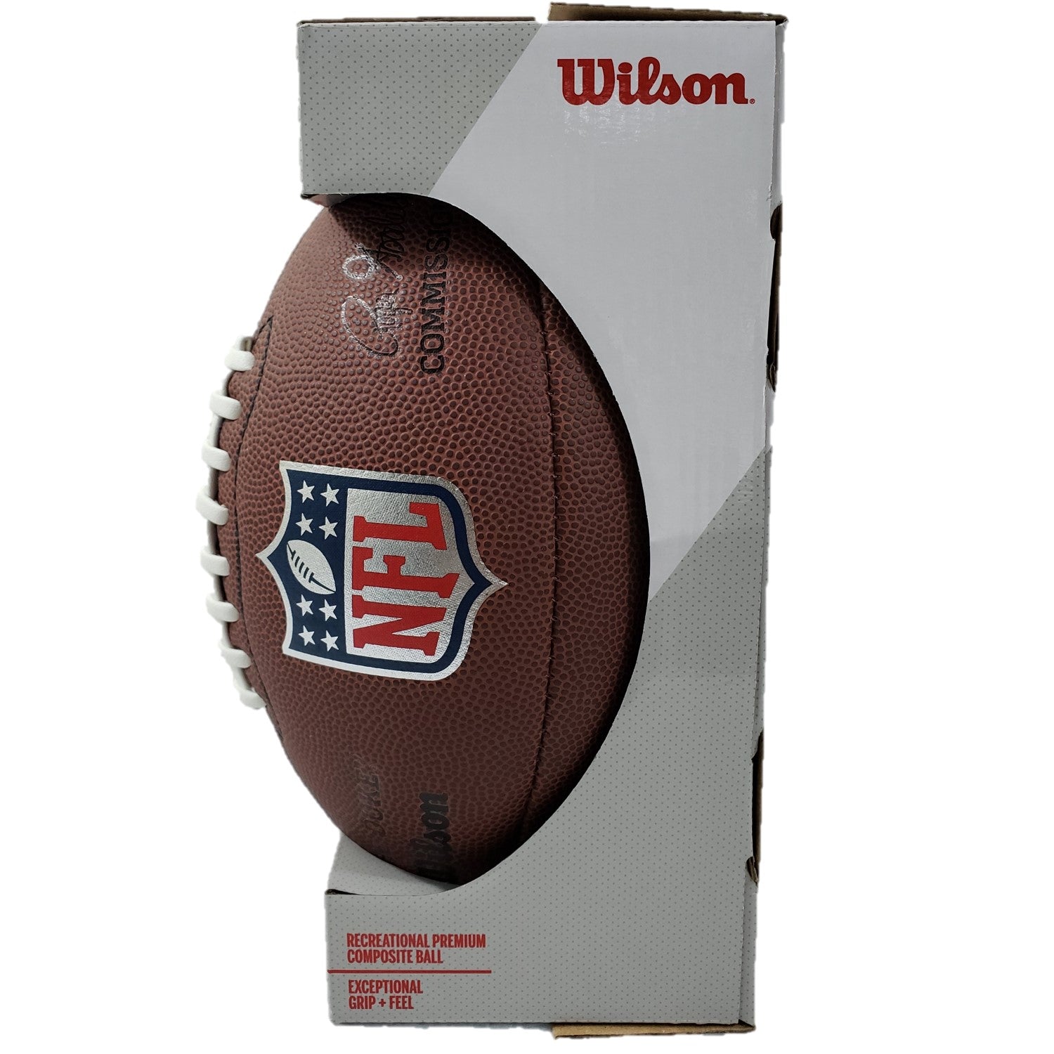 Wilson Football Size Official 14+ 'The Duke' NFL Replica – moongoodsusa