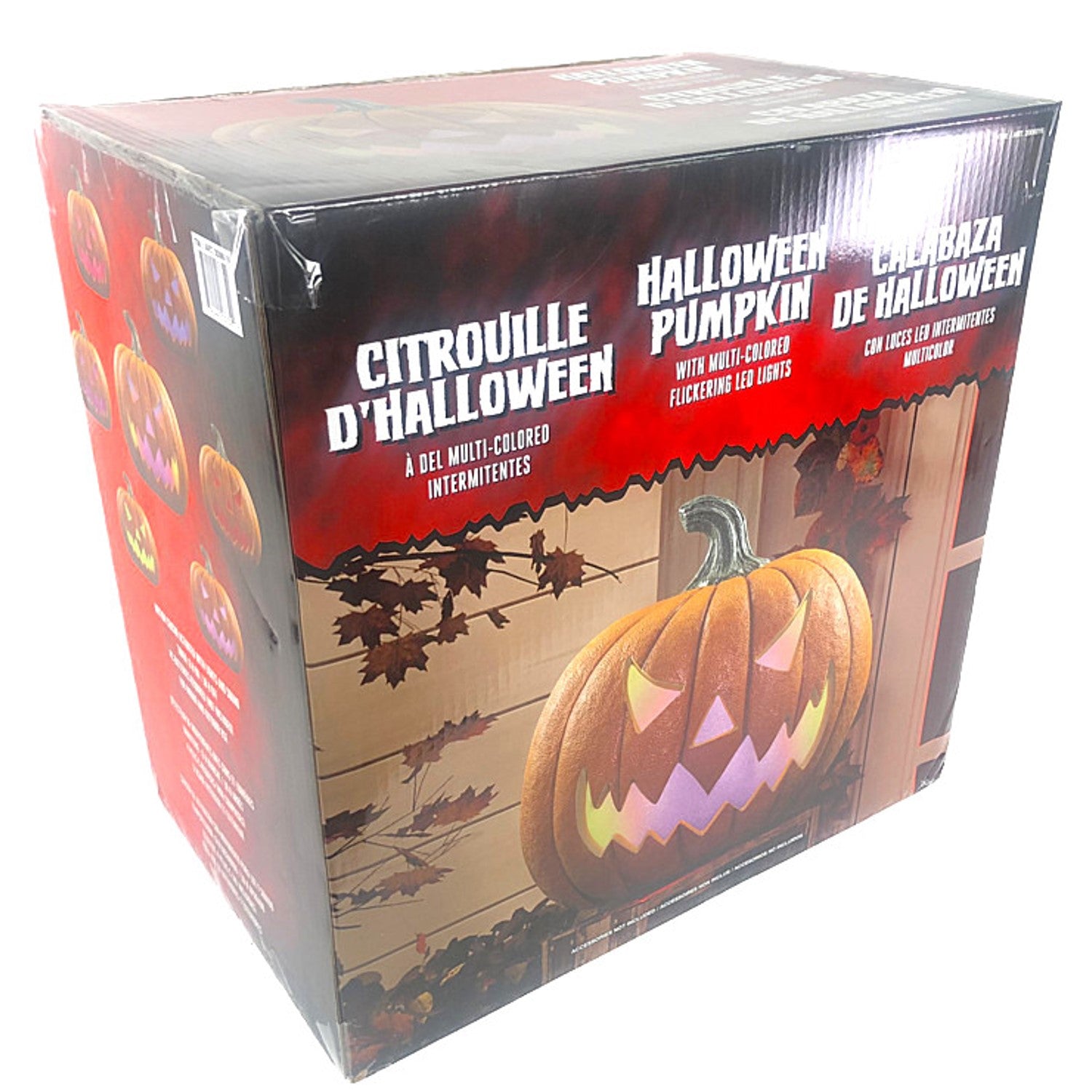 LED Halloween Pumpkin with Motion Sensor Lights & Sounds 