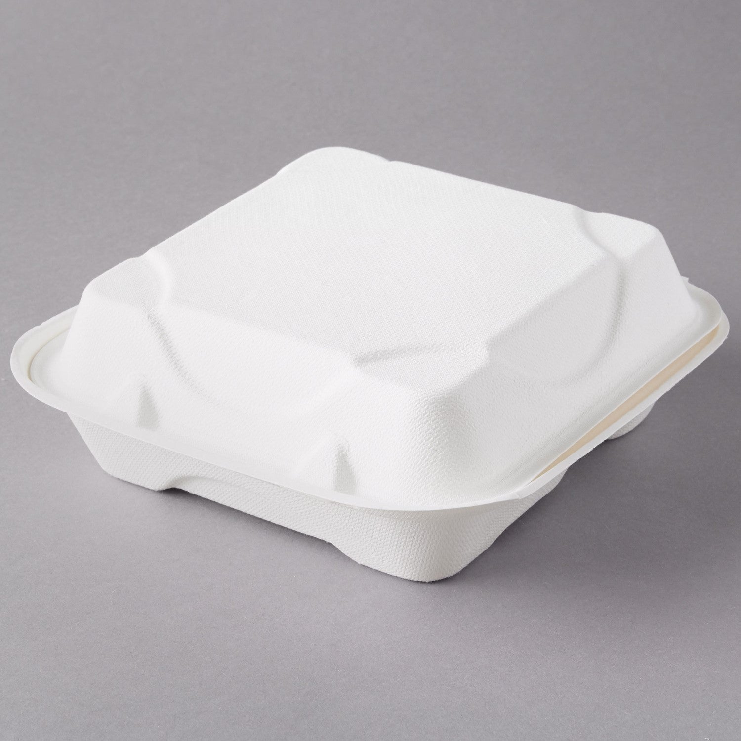 Compostable 3-Compartment Hinged Clamshell Take Out Food Containers  9x9x3,Heavy Duty Quality Square Disposable to go Containers, Eco-Friendly  Takeout